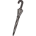 Closed Umbrella SVG Icon
